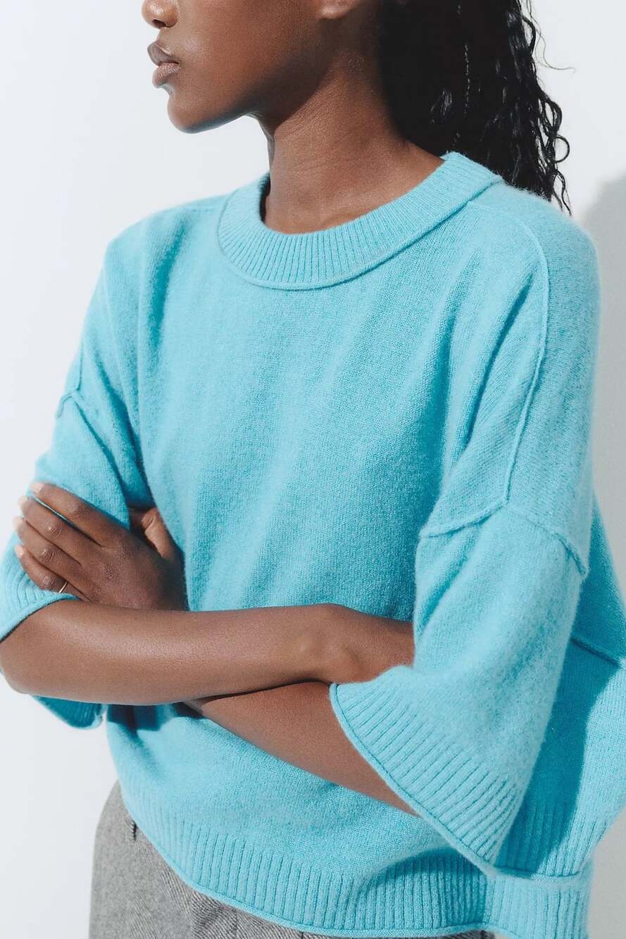 Anthropologie By Goldie 100% Cashmere Sweater Size Small NWT